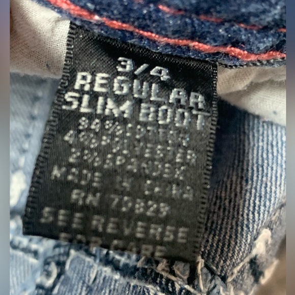 Twentyone black by Rue 21 Slim Boot Jeans Sz 3/4R - Picture 6 of 6